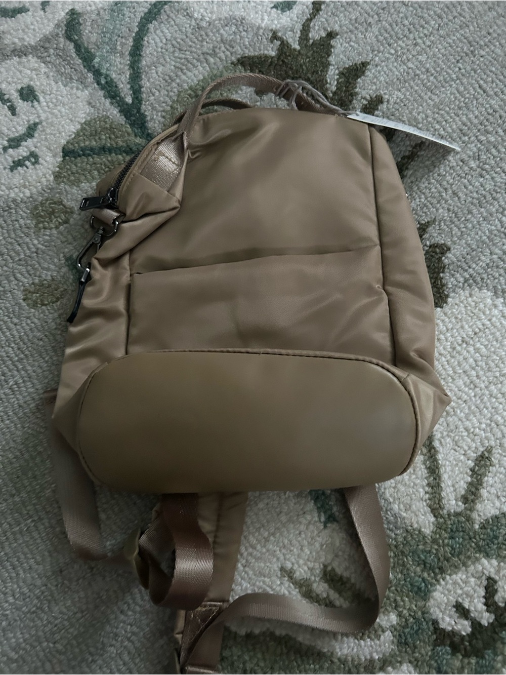 Target Mini Backpack in Tan - Compact Everyday Crossbody
